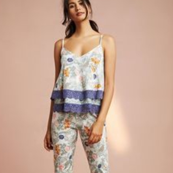 Floreat Loved By Anthropologie Floral Lace Tank Sm